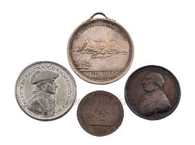 FOUR MEDALS COMMEMORATING THE SIEGE OF GIBRALTAR