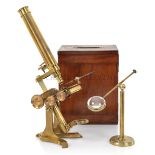 A MONOCULAR MICROSCOPE BY CARY, LONDON, CIRCA 1840