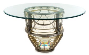 A FRESNEL LENS COFFEE TABLE