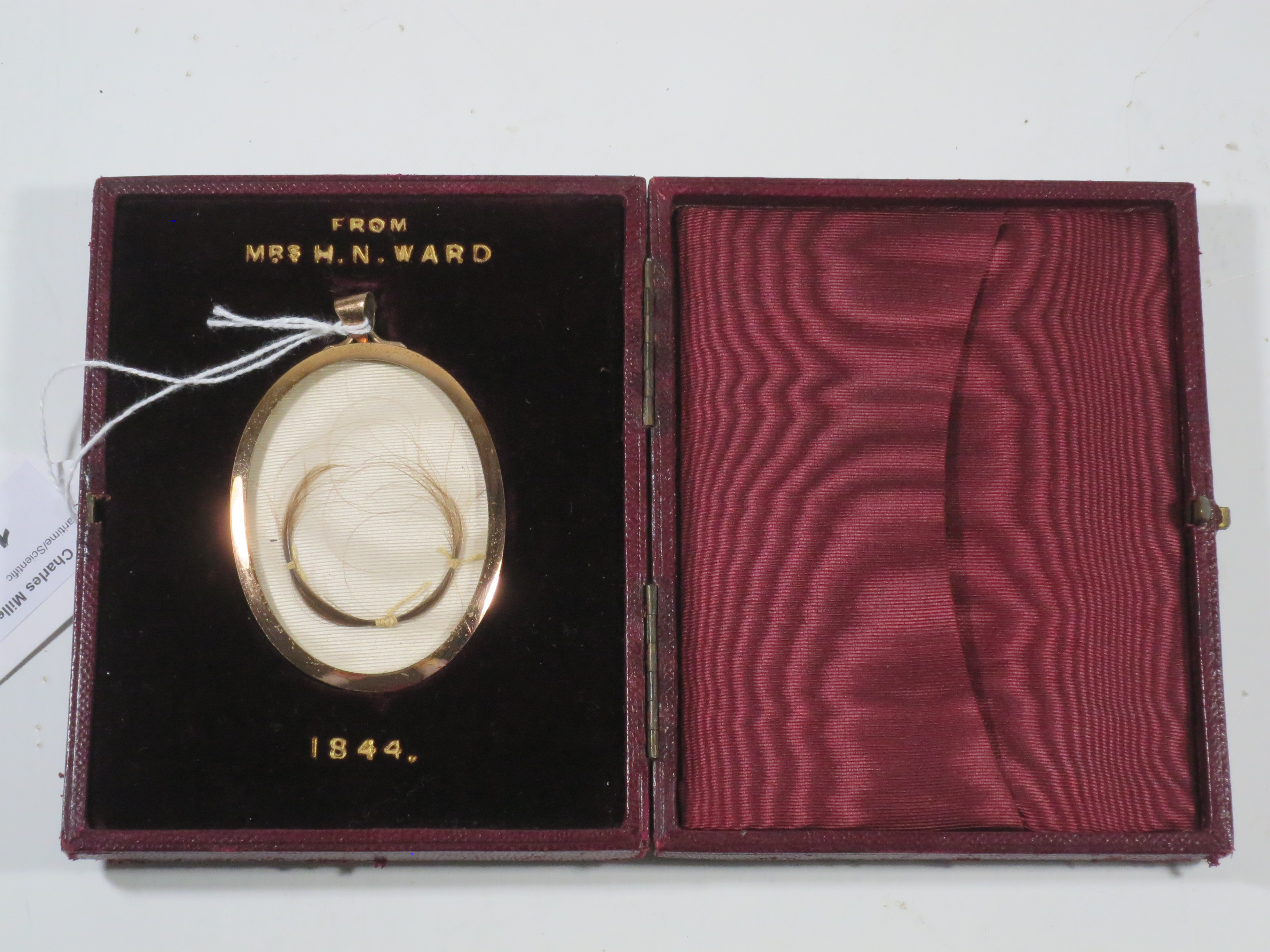 A LOCK OF NELSON'S HAIR WITH AN IMPECCABLE PROVENANCE, 1844 - Image 3 of 5