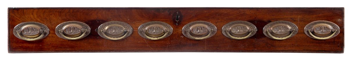 A SET OF NELSON COMMEMORATIVE DRAWER HANDLES, CIRCA 1810