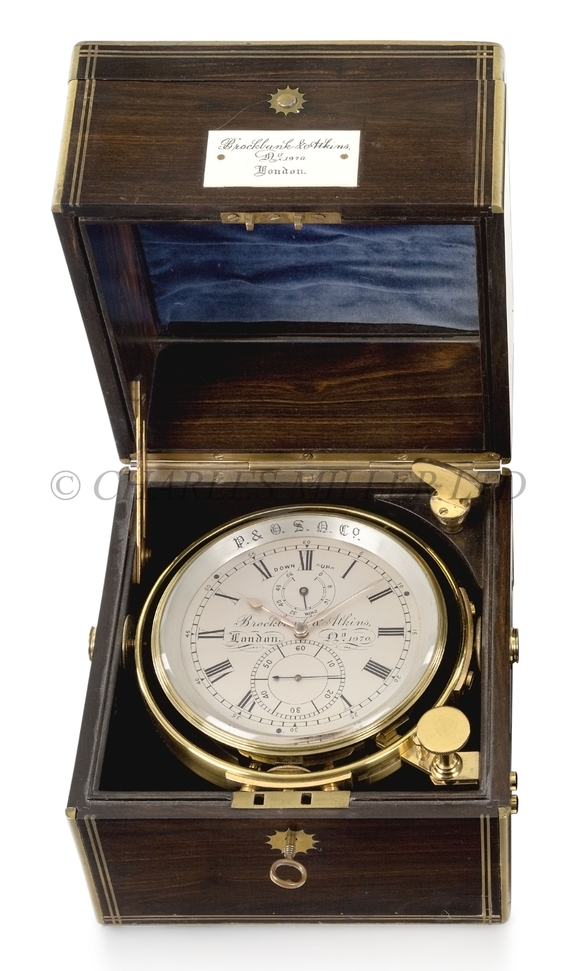 Ø TWO-DAY MARINE CHRONOMETER FOR P&O BY BROCKBANK AND ATKINS, LONDON, CIRCA 1880