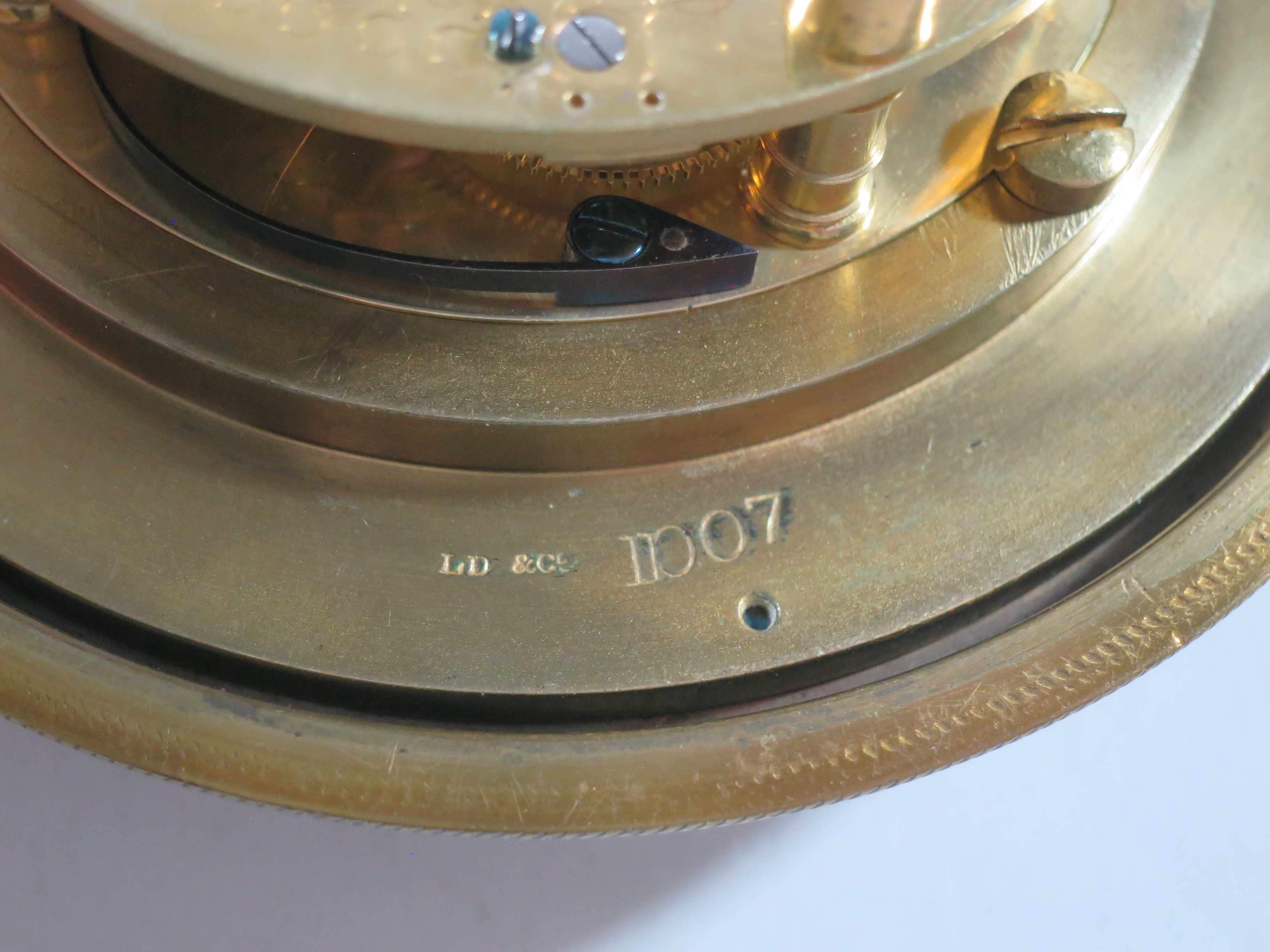 A 2 DAY CHRONOMETER MOVEMENT BY LITHERLAND DAVIES & CO., LIVERPOOL, CIRCA 1845 - Image 9 of 13