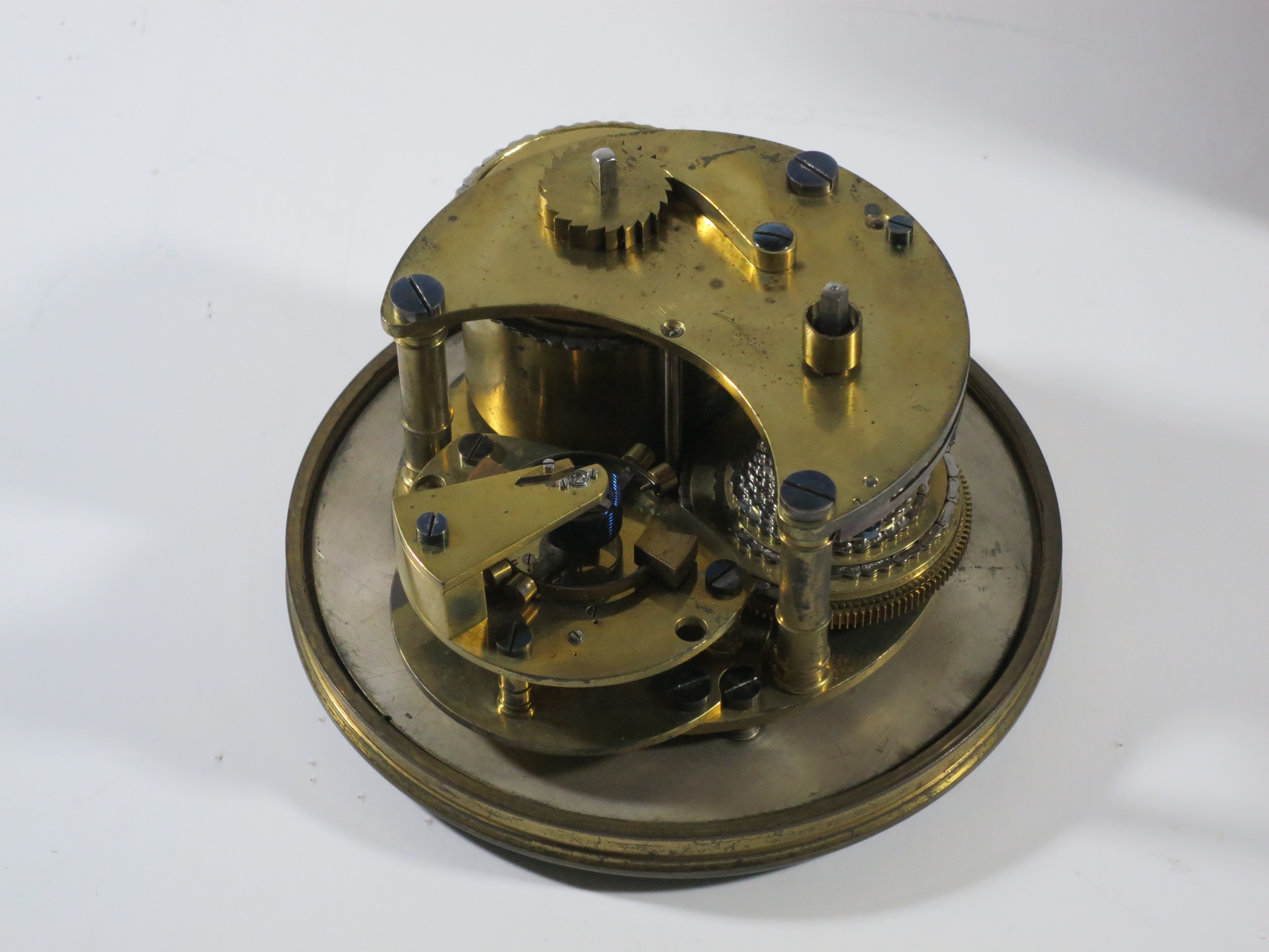 Ø AN EIGHT-DAY MARINE CHRONOMETER PROBABLY BY R.&W. ROSKELL AND RETAILED BY J.G. FAIERS LONDON, - Image 8 of 11