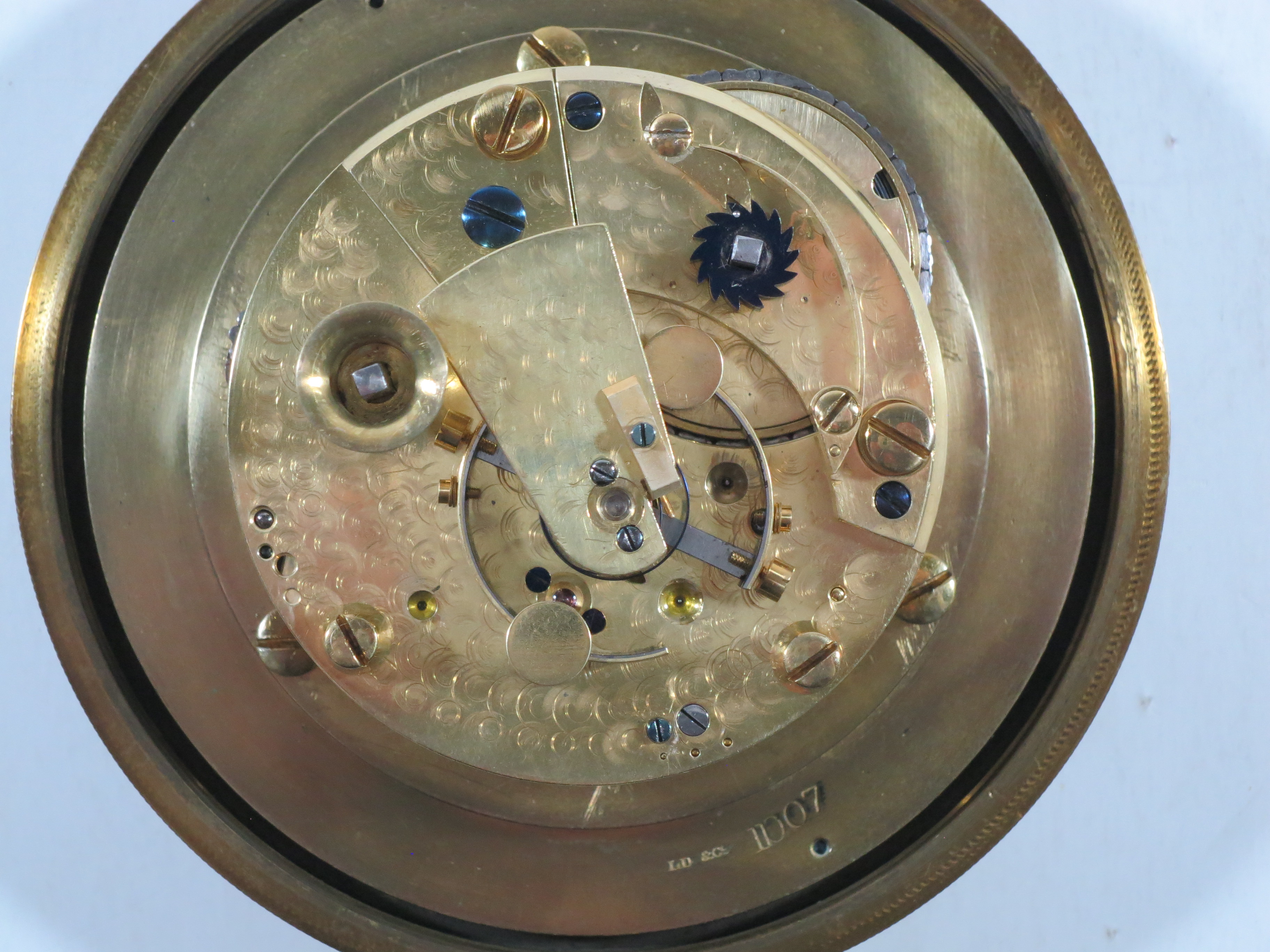 A 2 DAY CHRONOMETER MOVEMENT BY LITHERLAND DAVIES & CO., LIVERPOOL, CIRCA 1845 - Image 8 of 13