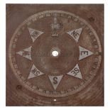 A MASTER COMPASS CARD PRINTING PLATE BY MASSEELEY FOR SESTREL, CIRCA 1960