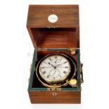 Ø EIGHT-DAY MARINE CHRONOMETER BY BARRAUD, LONDON, CIRCA 1830