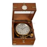 Ø A TWO-DAY MARINE CHRONOMETER BY KELVIN BOTTOMLEY & BAIRD LIMITED, GLASGOW, CIRCA 1925