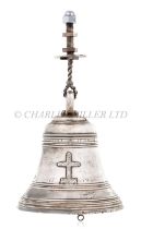 A COMMEMORATIVE SILVER BELL FOR H.M.S 'LUTINE', CIRCA 1962