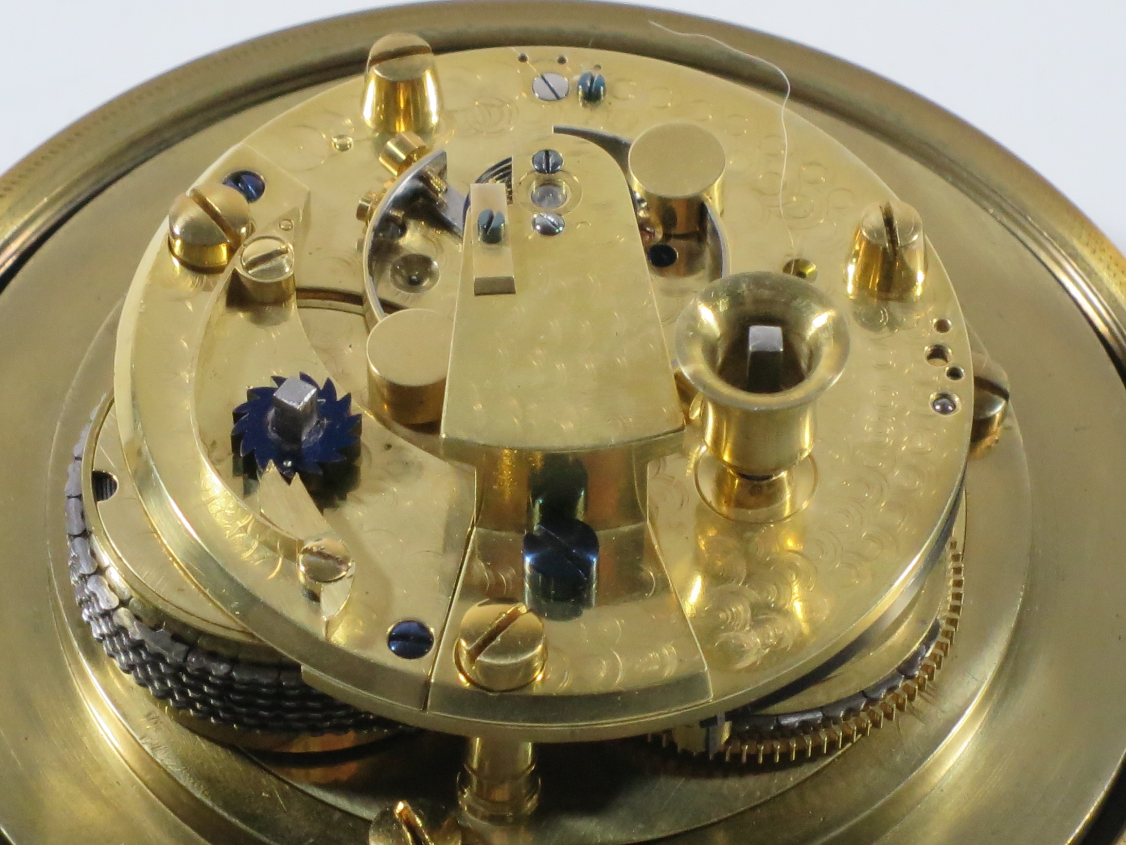 A 2 DAY CHRONOMETER MOVEMENT BY LITHERLAND DAVIES & CO., LIVERPOOL, CIRCA 1845 - Image 5 of 13