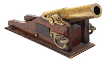 A LINE THROWING GUN BY D. KAHNWEILER & SONS NEW YORK, CIRCA 1880