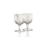 TWO WATER GLASSES FROM THE ROYAL YACHT 'OSBORNE', CIRCA 1890