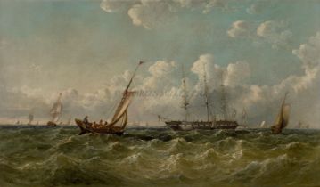 JOHN H. 'JOCK' WILSON (BRITISH, 1774-1855) - LORD YARBOROUGH'S YACHT IN THE 'FALCON' R.Y.S.