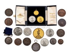 NINETEEN MEDALS COMMEMORATING NELSON