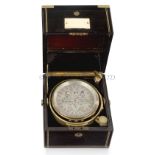 Ø AN UNUSUAL TWO-DAY MARINE CHRONOMETER BY J SEWILL, LONDON, CIRCA 1870