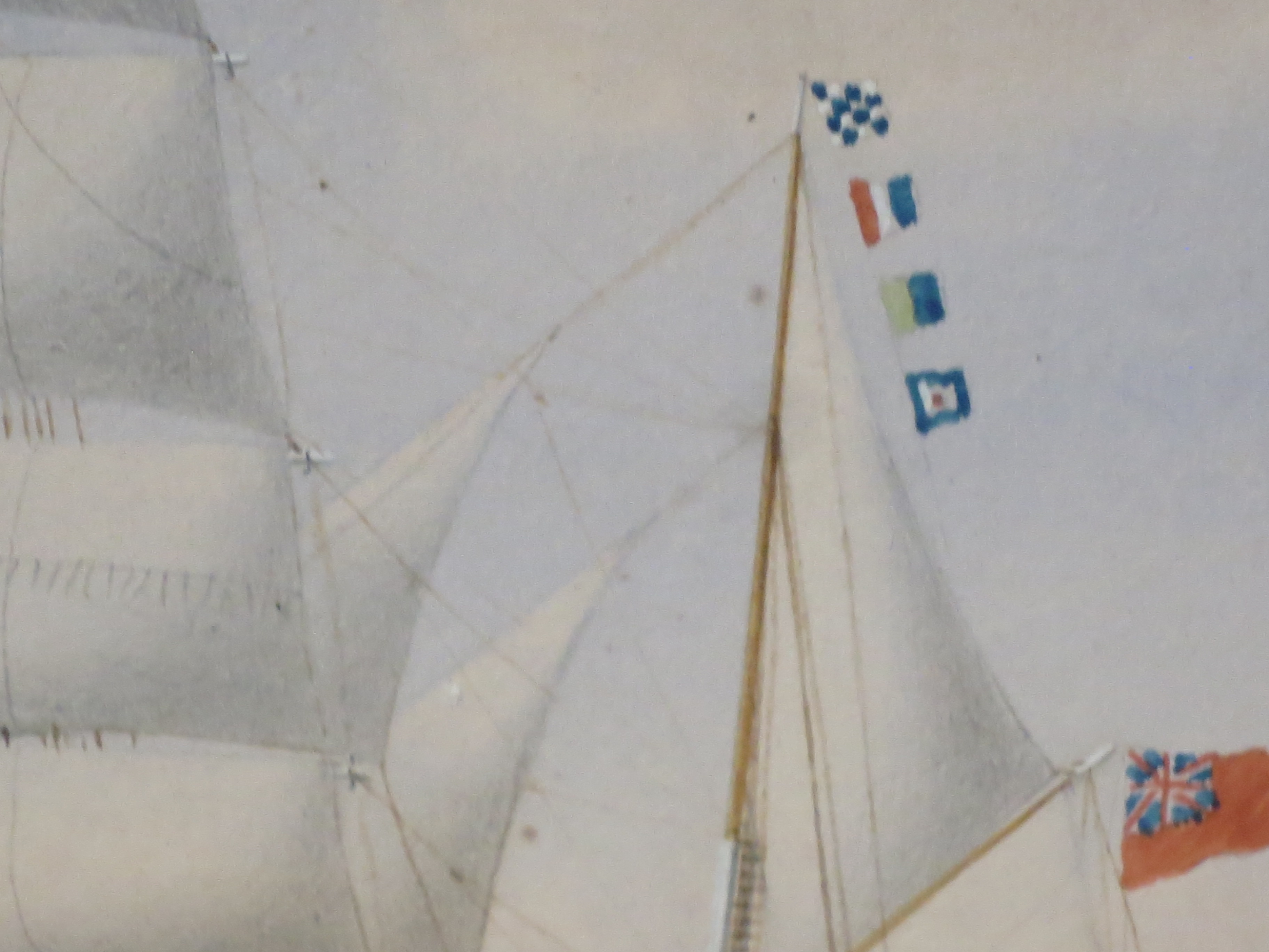 ENGLISH SCHOOL (CIRCA 1890) - STUDY OF THE BARQUE BEECHWOOD - Image 6 of 9