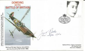 WW2 BOB fighter pilot Jack Riddle 601 sqn signed BOB cover. Single vendor Battle of Britain RAF