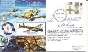 WW2 BOB fighter pilot Robert Plenderleith signed 50th ann BOB cover. Single vendor Battle of Britain