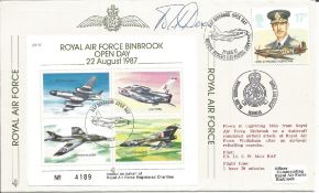 WW2 BOB fighter pilot Doe, Robert 234 sqn signed RAF Binbrook cover. Single vendor Battle of Britain