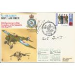 WW2 BOB fighter pilot Robert Foster 605 sqn, D Chappell 222 sqn signed 3 sqn. Single vendor Battle