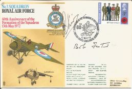 WW2 BOB fighter pilot Robert Foster 605 sqn, D Chappell 222 sqn signed 3 sqn. Single vendor Battle