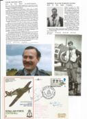 WW2 BOB fighter pilot Victor Ekins 111 sqn, Roderick Rayner 87 sqn signed RAF Coltishall Hurricane