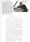 WW2 BOB fighter pilot Douglas Hunt 66 sqn hand written note, good WW2 content with biography info