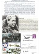 WW2 BOB fighter pilots Desmond Hughes 264 sqn, Fred Gash 264 sqn signed 50th ann BOB cover with