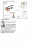 WW2 BOB fighter pilot Kenneth Dewhurst 234 sqn signed RAF Biggin Hill cover with biography info