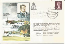 WW2 BOB fighter pilot John Hyde 229 sqn signed Alan Deere cover. Single vendor Battle of Britain RAF