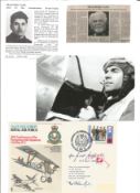 WW2 BOB fighter pilot Frantisek Fajtl 310 sqn signed 1 sqn cover with biography info fixed to A4