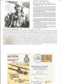 WW2 BOB fighter pilots Vaclav Cura 43 sqn, Geoffrey Brunner 3 sqn signed 43 sqn BOB cover with