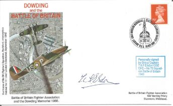WW2 BOB fighter pilot T Elsdon 72 sqn signed Dowding BOB cover. Single vendor Battle of Britain