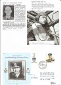 WW2 BOB fighter pilot Derek Dowding 74 sqn signed on Lord Dowding cover plus Reginald Leyland FIU