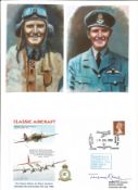 WW2 BOB fighter pilot Terence Kane 234 sqn with biography info fixed to A4 page. Single vendor