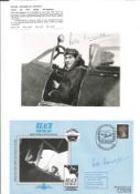 WW2 BOB fighter pilot Peter Rowell 249 sqn signed Rach for the Sky BOB cover with biography info