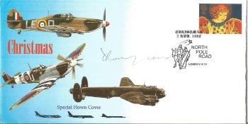 WW2 BOB fighter pilot Peter Thomson 32 sqn signed Aviation cover. Single vendor Battle of Britain