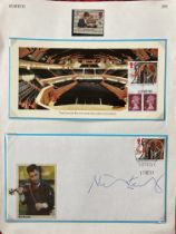 Opera Nigel Kennedy signed 1991 Glasgow Opera cover A4 display. Good condition. All autographs