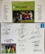 Football Celtic 9, Aberdeen 0 2010 multiple signed Matchday cover with 6/11/10 Glasgow CDS postmark.
