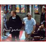 Porridge Phillip Jackson signed amusing 10 x 8 inch colour scene photo with Ronnie Barker. Good