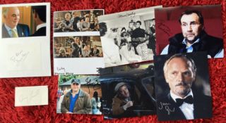 James Bond signed photo collection Joanna Lumley OMSS, Julian Glover Aristotle, Terry Bamber James