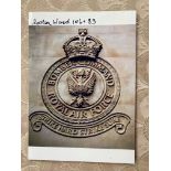 WW2 Bomber command W/O Colin Wood 106/83 Sqd signed Bomber Command memorial 7 x 5 photo. Good