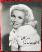 Susan Hampshire signed lovely young 10 x 8 inch b/w photo. Good condition. All autographs come