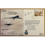 WW2 Ivor Broom DSO DFC signed H P Victor Bomber command RAF series cover. Good condition. All
