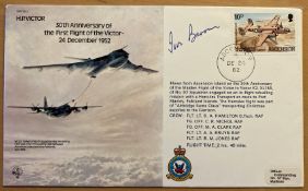 WW2 Ivor Broom DSO DFC signed H P Victor Bomber command RAF series cover. Good condition. All