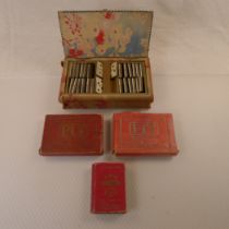 A collection of vintage games comprising an unusual edition of Lexicon card game by Waddingtons