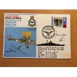 WW2 Tirpitz raid leader James Tait DSO DFC signed 9 sqn RAF flown cover. Good condition. All