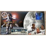 Apollo 9 and 15 astronaut Moonwalker Dave Scott and Al Worden signed 2002, 30th ann Apollo 9