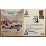 Great War Fred West VC signed DH9 Bomber command RAF series cover. Good condition. All autographs