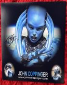 The Fifth Element John Coppinger signed 10 x 8 inch colour Opera Singer photo. Good condition. All